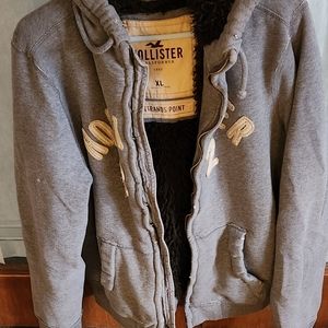 XL Men's heavy Hollister hoodie